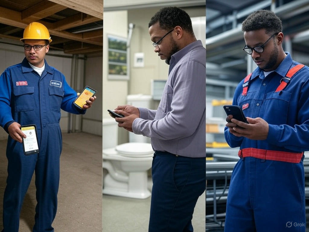 Technician using SnapTrak